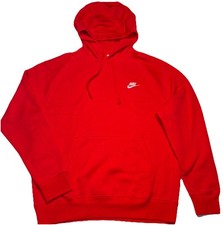 Nike Sportswear Club Fleece Hoodie University Red BV2654-657 Mens Sz Med 65