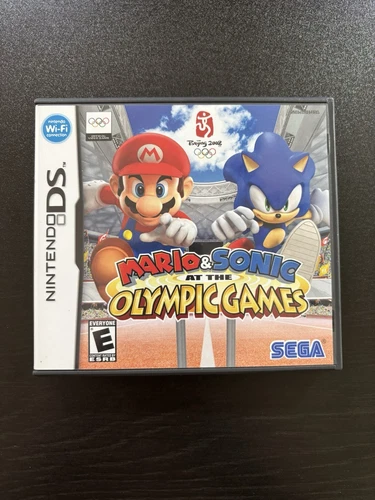 Mario & Sonic at the Olympic Games + Manual & Inserts Nintendo DS CIB Complete 