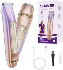 Bikini Trimmer for Women, Dermave Bikini Shaver, Dual Head Shaver P... Fast Ship