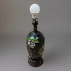 💡 Vintage Tiffany-Style Stained Glass Lamp Base – Stunning Custom 15”! 💎