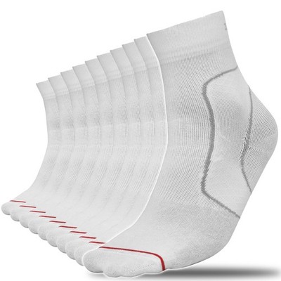 10 Paar Multipack - 1000 Meilen eng anliegende Stütz-Kompressionsstrümpfe UK6 - 8,5