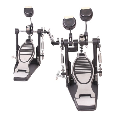 Professional Double Bass Drum Pedal Heavy Duty Double Kick Drumming Gear - Picture 4 of 12