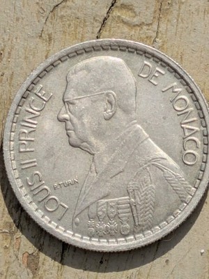 1946 Monaco 10 Francs Coin