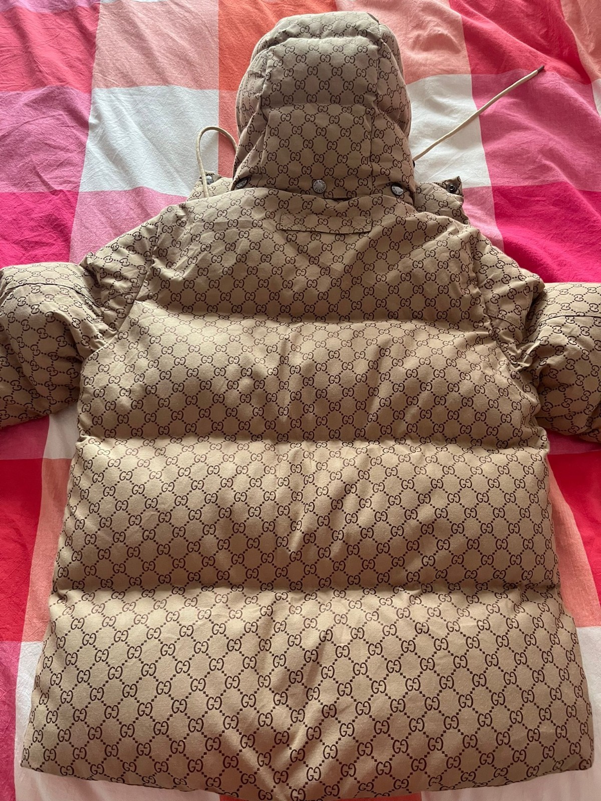 Gucci X North Face Men's Beige Puffer Jacket - Luxury Winter Wear image 3