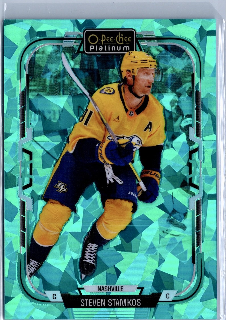 2025-26 O-Pee-Chee Platinum #58 Steven Stamkos Turquoise Fragments #/249