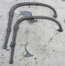 1928 1929 Model A Ford Sedan Rear Fender Braces Original Brackets Pair