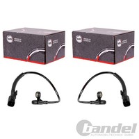 2X A.B.S. ABS-SENSOR Raddrehzahl Vorne Links+Rechts Passend FüR Ford Transit