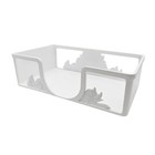 White Guest Napkin HolderNapkin Tray for Bathroom Paper Hand Towel Holder Hea...