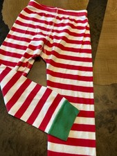 HANNA ANDERSSON RED STRIPE PAJAMA PANTS SZ 4 HOLIDAY CHRISTMAS ORGANIC COTTON