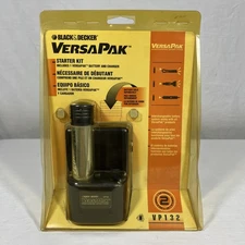 (NEW) Black & Decker VP132 VP130 VersaPak Starter Kit 1 Battery + Charger SEALED