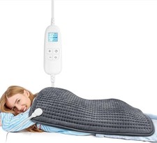 Fluffywarmth Electric Heating Pad for Back, Extra Large 17''X 33'' XXXL for Full