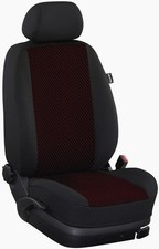 Fiat 500 ab Bj 2008 Maß Sitzbezüge Schonbezüge Komplettset: Karo/rot/schwarz