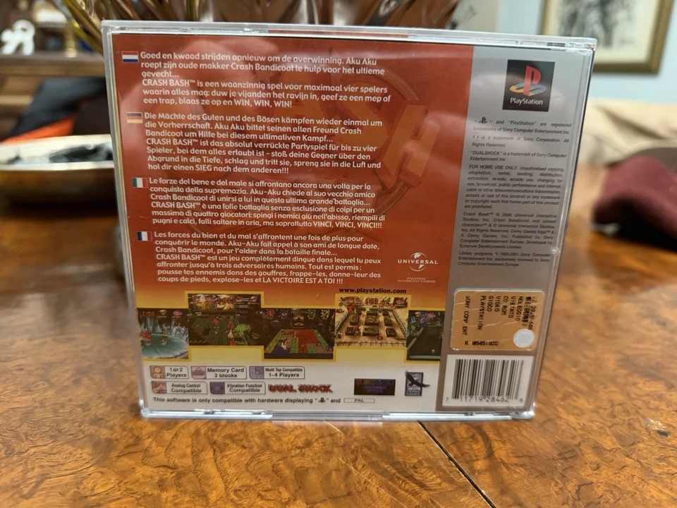 Crash Bash PS1 PAL ITA Italiano PlayStation 1 100% ORIGINALE - Immagine 4 di 4
