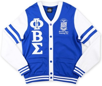 Big Boy Phi Beta/&Beta; Sigma Divine 9 S6 Cardigan [Royal Blue - 3XL]