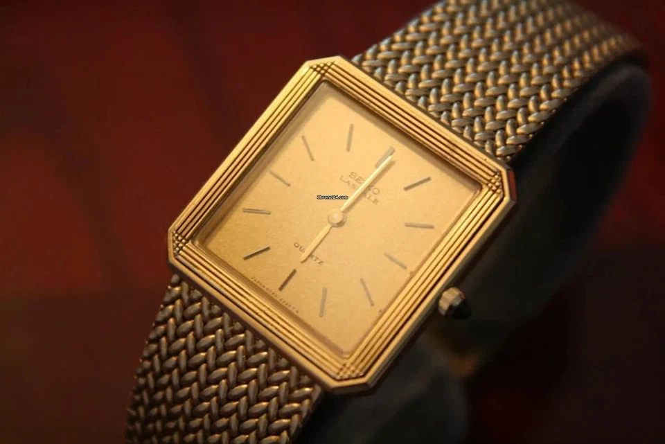 Seiko Lassale Quartz Tank Watch,Iconic Ultra-Slim '71 Japanese Elegance 14-Jewel - Image 2 of 4