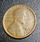 1914 S Lincoln Wheat Cent~Semi Key Date~ VG Details