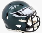 AJ Brown #11 Signed Beckett Authenticated Mini Helmet Philadelphia Eagles 🦅