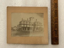 Circa 1900 Camp Etna Hotel Camp Etna Maine Mounted Photo On Board