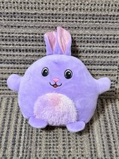 Purple Plush Bunny Pink Soft Stuffed Animal
