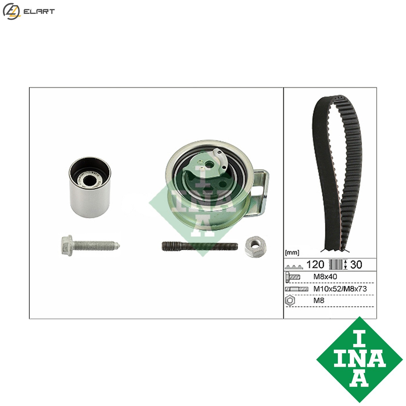 TIMING BELT KIT 530 0176 10 FOR VW GOLF/IV/Mk BORA SHARAN JETTA POLO PASSAT 1.4L