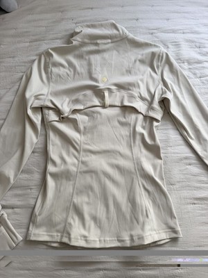 Lululemon Define Jacket Light Ivory with Gold Zipper | eBay