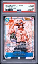 2025 ONE PIECE OP13-CARRYING ON HIS WILL 119 PORTGAS D. ACE ALTERNATE ART