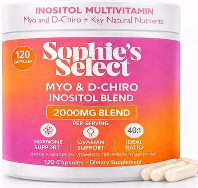 Myo-Inositol & D-Chiro Inositol Supplement for Women - Hormone, Ovarian Support