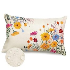 Spring Summer Outdoor Pillow Covers 12x20 20" x 12" Pack of 1