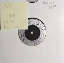 Richard Myhill It Takes Two To Tango Vinyl Record 7" VG/VG 6007167 1978