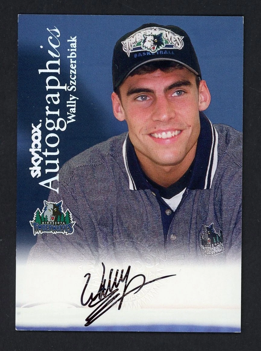 Wally Szczerbiak Sports Trading Card Singles Autographed