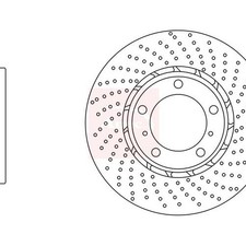 APEC Porsche Boxster 981 2012-2016 Bremsscheibe Vorne (Einzeln) DSK3126