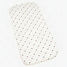 Carter's Super Soft Printed Changing Pad Cover 100% Polyester Pink/Green Dot