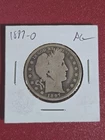 1897-O Barber Half Dollar 50C Silver New Orleans Mint AG About Good Circulated