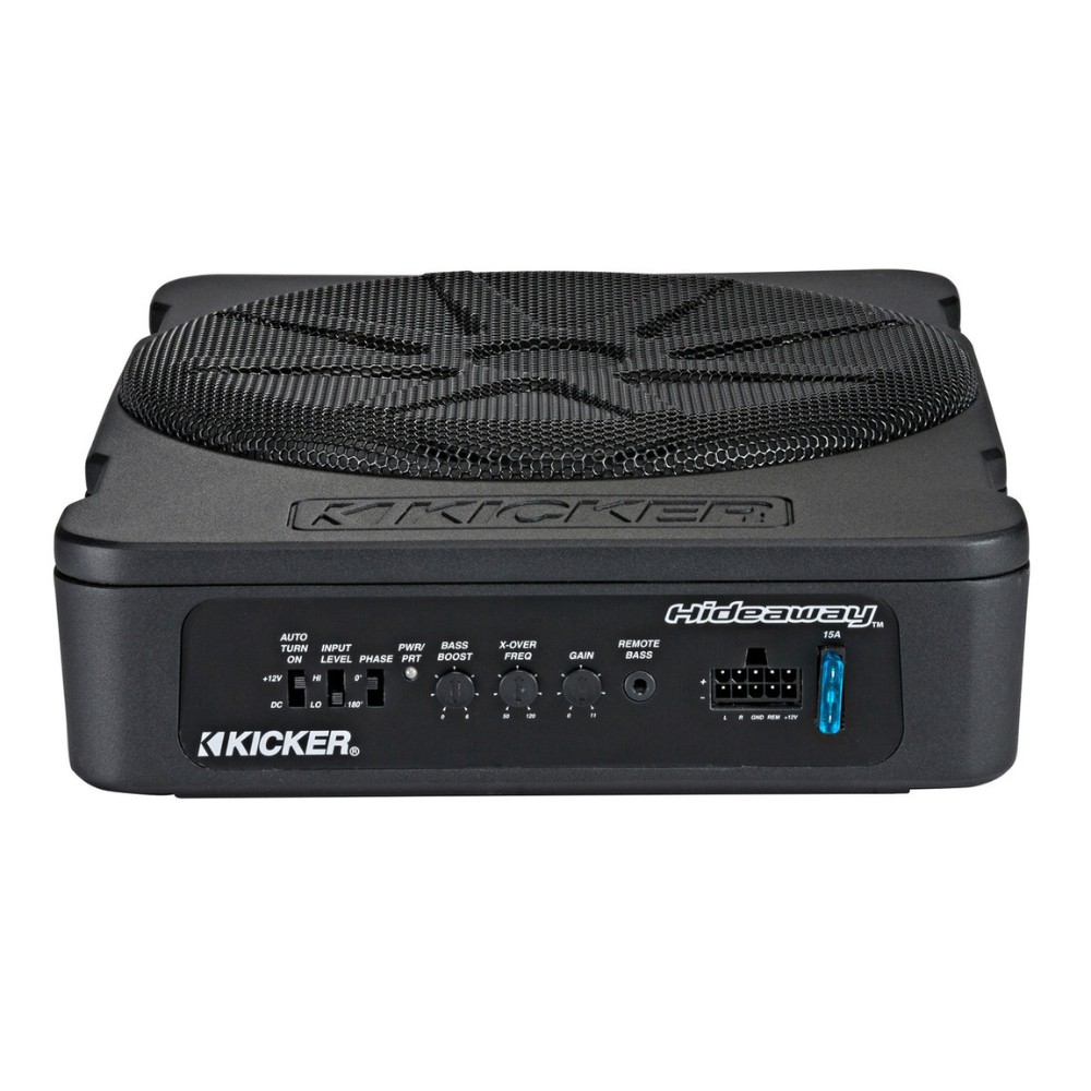 Open Box Kicker 10" 51HS10 10" 180 Watts RMS Hideaway Compact Powered Subwoofer