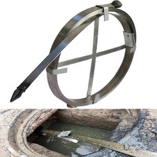 Heavy Duty Manual Drain Snake, 49.2Ft/15M Manganese Steel Drain Auger, 1.18Inch