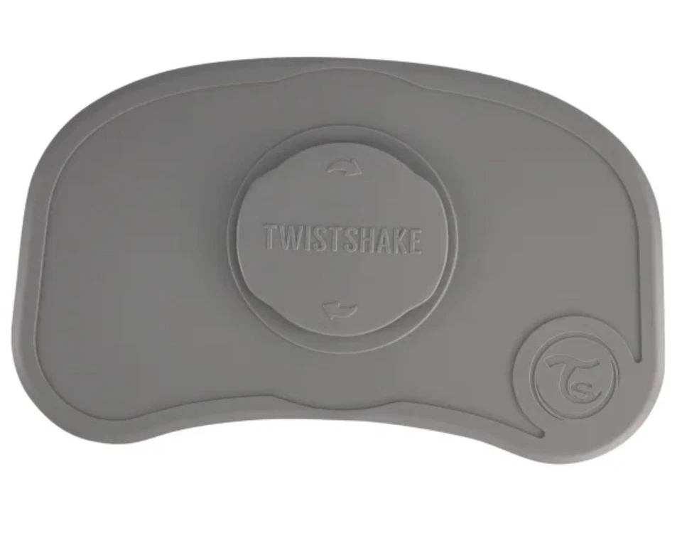Twistshake Click Mat Klickmatte Mini Teller Platzset grau *besch. VP - Bild 3 von 4
