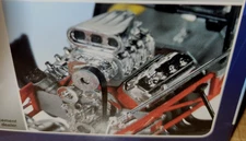 SUPERCHARGER OR HILBORN INJECTOR HEMI ENGINE 1969 DODGE CHARGER FUNNY CAR