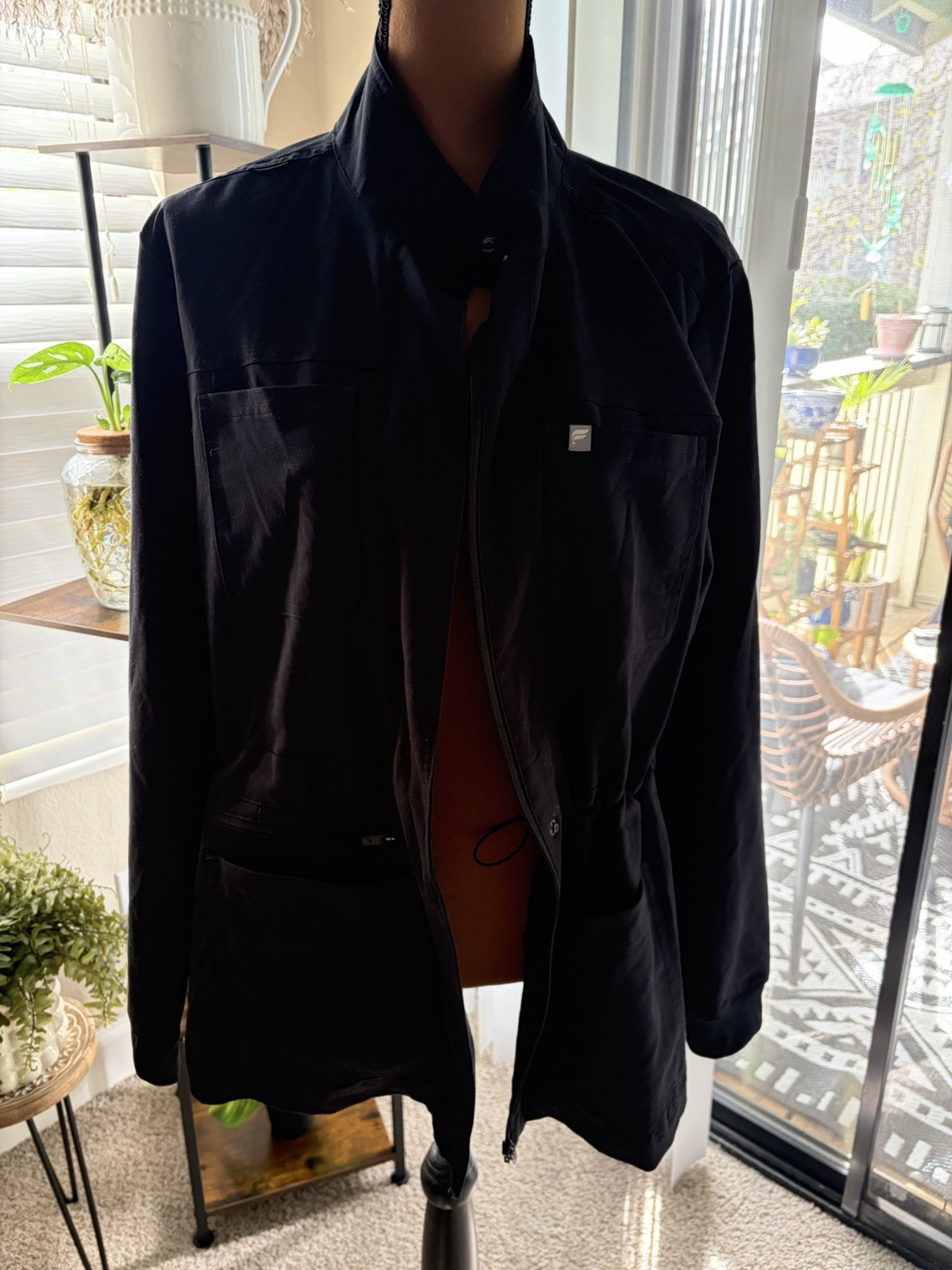 Fabletics Black Performance Jacket XL Lightweight… - image 1