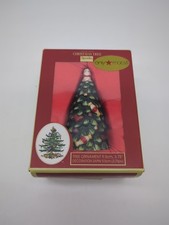 Spode Christmas Tree Multicolor Ornament Ceramic NWT Created For Macy's. 3.75".