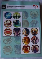 2 Bogen Diamond Painting-Sticker Sternzeichen...