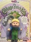 Free Shipping - New VTG 2004 Basic Fun Cabbage Patch Kids Keychain Blond Boy