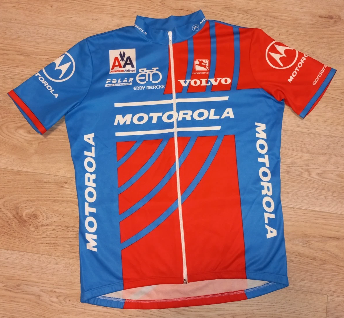 Vintage GIORDANA Fits Men's Small Bike Cycling Jersey Bud Light Eddy Mercyx