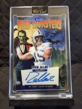 2024 Wild Card Turf Monsters Drew Allar 1/1 AUTO Blue Dracula ATMVPDA