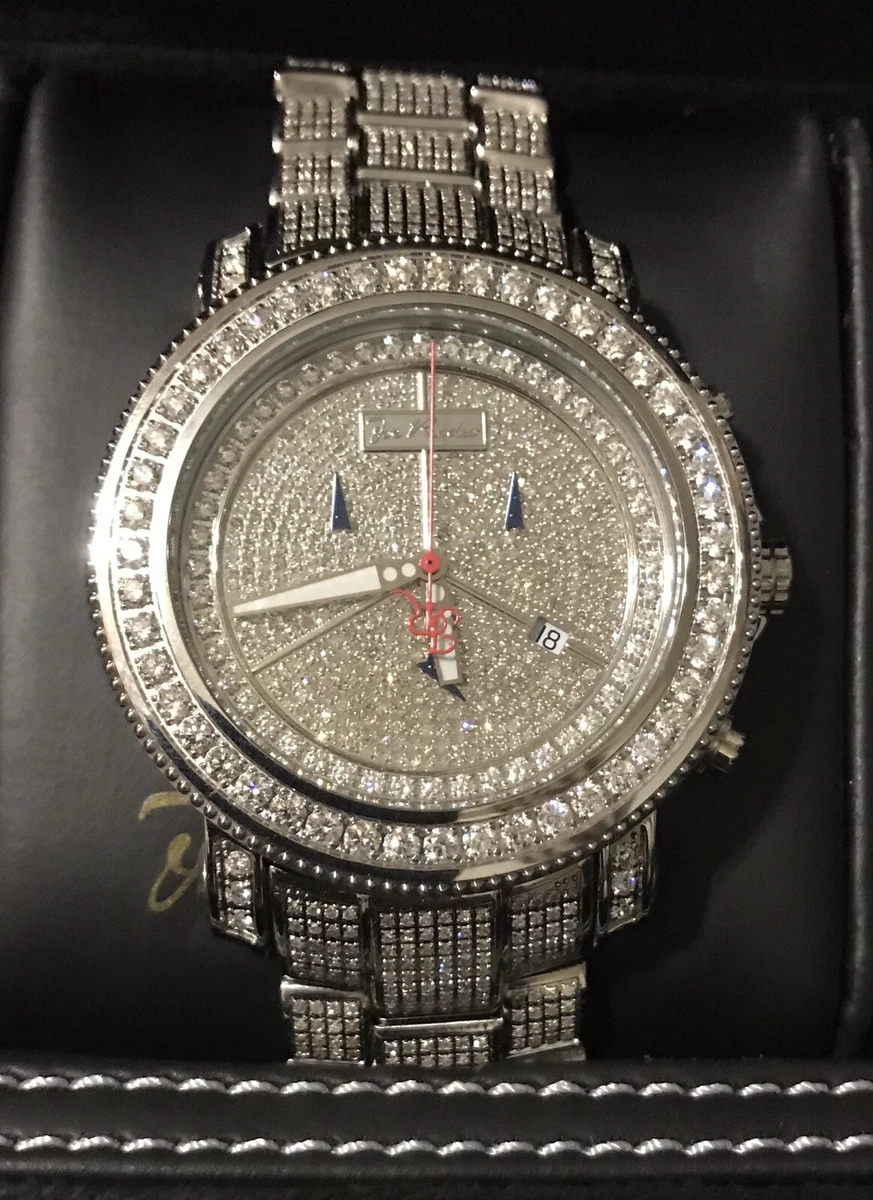 New Authentic JOJO Joe Rodeo Junior Men s Diamond Watch JJU42 Aprx 17.25CT