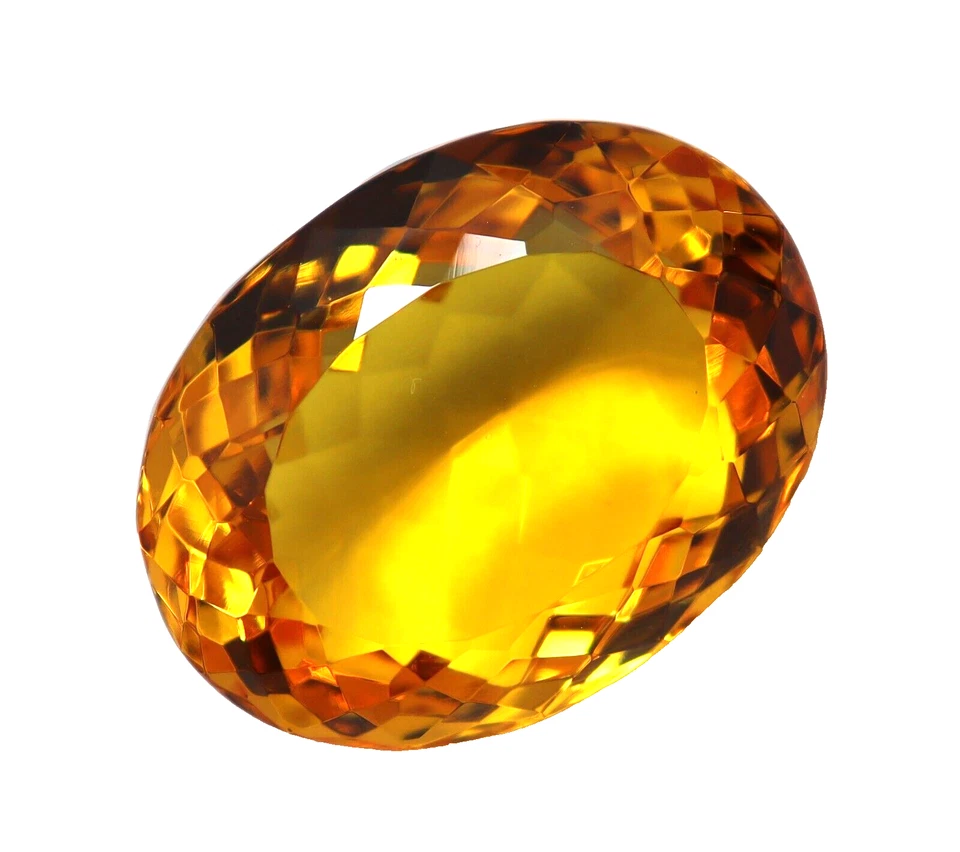 1600 Ct Natural Citrine Certified Brazilian Yellow Oval Cut Loose Gemstone - Image 4 of 4