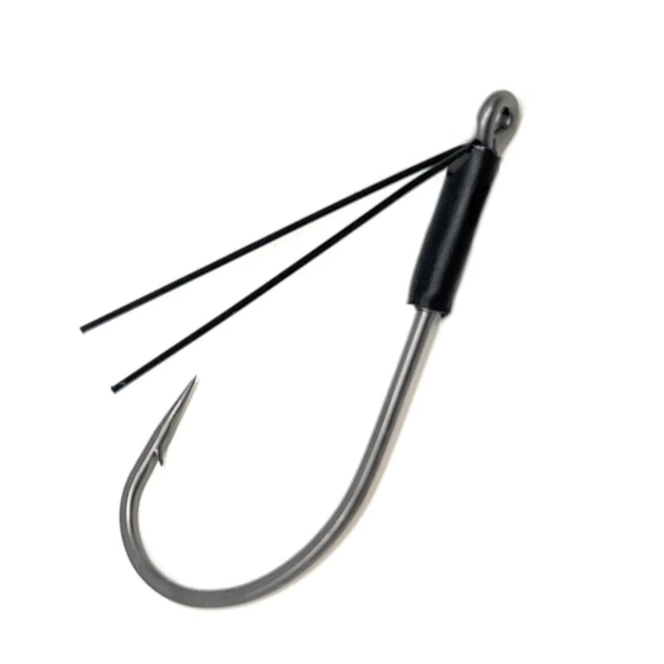 Ganchos Wacky Neko de alta calidad para aparejos de reacción - Paquete de 50 Foto 4 de 4