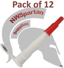 Pack of  12 Spare Resealable Std Fit Nozzles Sealable Cap sealant adhesive