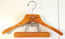 Vtg WALKER Combo Dual Wood Suit Jacket Slacks /Skirt HD Hangers USA  16"