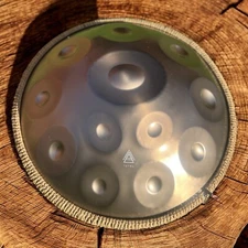 Tetra Handpan Drum | D Kurd | 12 Notes | Gold | 440 Hz | Beginners | Gift +Bag