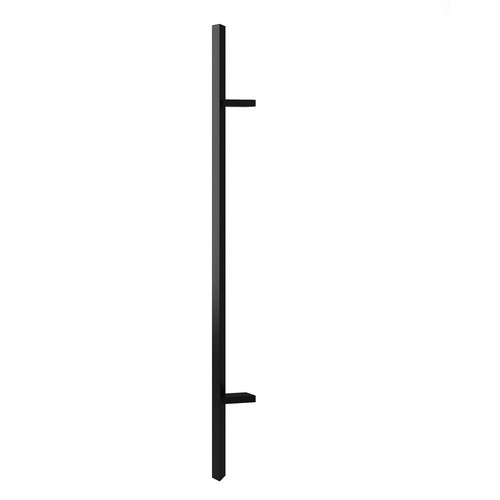 Elegant stainless steel rod handle door handle shock handle black RAL9005 front door handle - Picture 11 of 24